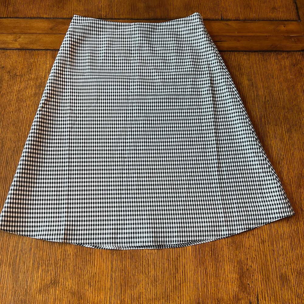 Ann Taylor Checked Skirt Sz 6
